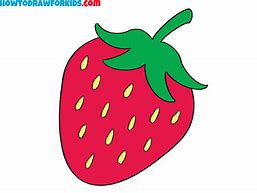 Image result for How to Draw Strawberry