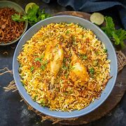 Image result for Hyderabadi Chicken Biryani Abcdef