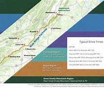 Image result for Blue Ridge Parkway Map with Overlooks