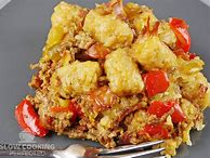 Image result for Slow Cooker Tater Tot Casserole