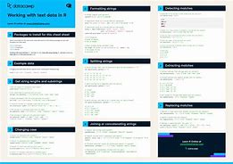 Image result for R Pattern Matching Cheat Sheet