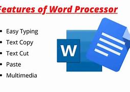 Image result for Word Processor Features