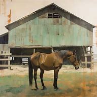 Image result for Horse Barn Painting