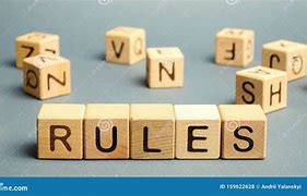 Image result for Rules Word