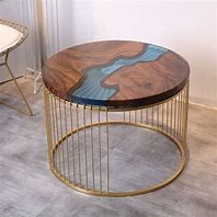 Image result for Resin Solid Wood Table