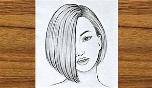 Image result for A Girl Sketch Easy