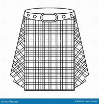 Image result for Kilt Skirt Pattern