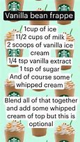 Image result for Vanilla Bean Frappe