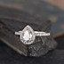 Image result for Pear-Shaped Moissanite Engagement Ring