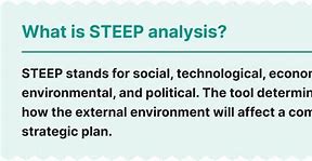 Image result for Steep Analysis Matrix