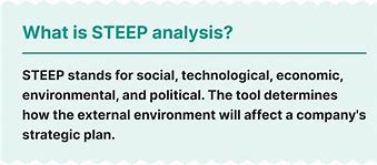 Image result for Steep Analysis Example