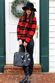 Image result for Women Christmas Plaid Jacket