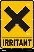 Image result for Irritant Sign