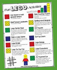 Image result for LEGO Therapy Free Printable Resources