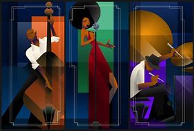 Image result for Art Deco Jazz Background