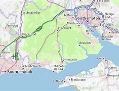 Image result for Brockenhurst Hotels Map