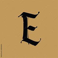 Image result for Fonts Alphabet Letters E