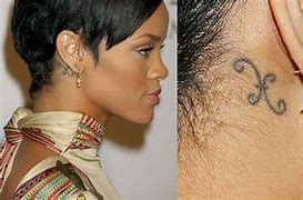 Image result for Rihanna Pisces Tattoo