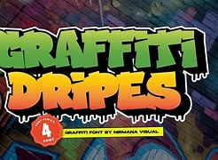 Image result for Graffiti Drip Font