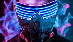 Image result for Cool Neon Mask Wallpaper 4K