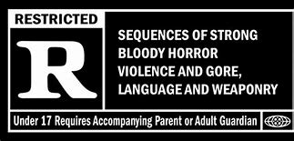 Image result for Rated R Violent throughout Logo