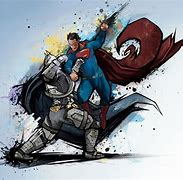 Image result for Batman Superman Art