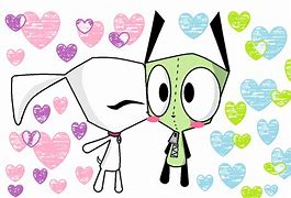 Image result for Zim X Gir