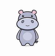 Image result for Vector Illustration Cartoon Hippo