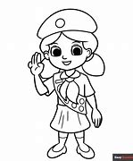 Image result for Girl Scout Drawing