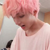 Image result for Tae Hyung Pink Hair