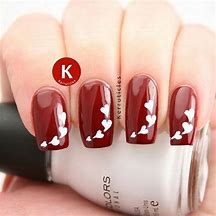 Image result for Simple Valentine's Nail Art