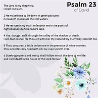 Image result for Printable Psalm 23