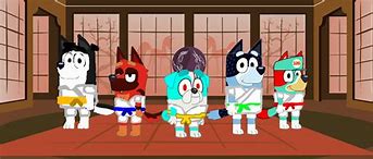 Image result for Bluey Karate