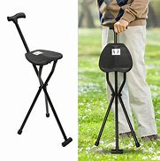 Image result for Three-Legged Cane with Seat