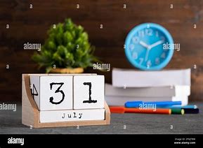 Image result for July 31 Calendar