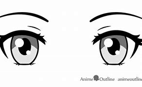 Image result for Anime Eyes Drawing Line Art