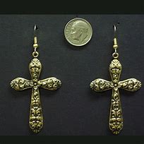 Image result for Fall Cross Earrings