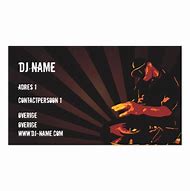 Image result for DJ Calling Card