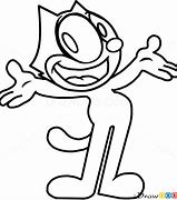 Image result for How to Draw Felix the Cat Head