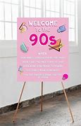 Image result for 90s Party Signs