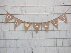 Image result for OH Baby Banner Fabric