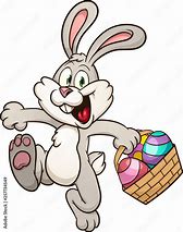 Image result for Easter Bunny with Basket Clip Art