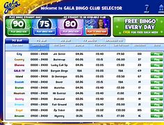 Image result for Gala Bingo Games