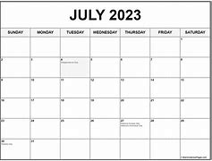 Image result for July Calendar Events