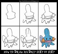 Image result for Mudkip Drawing