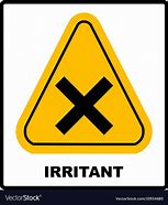 Image result for Irritant Sign Black and White