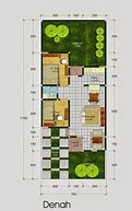 Image result for Denah Rumah 60M2