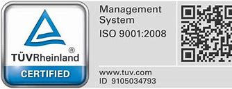 Image result for Tuv 800 ISO 9001 Logo