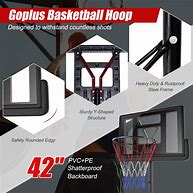 Image result for Shatterproof Basketball Hoop