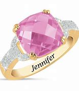 Image result for Birthstone Rings with Diamonds